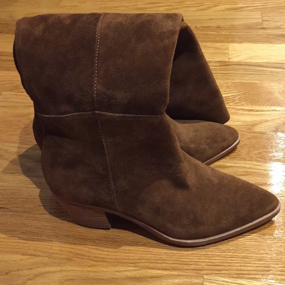 Steve Madden Cognac Leather Boots - Picture 6 of 8